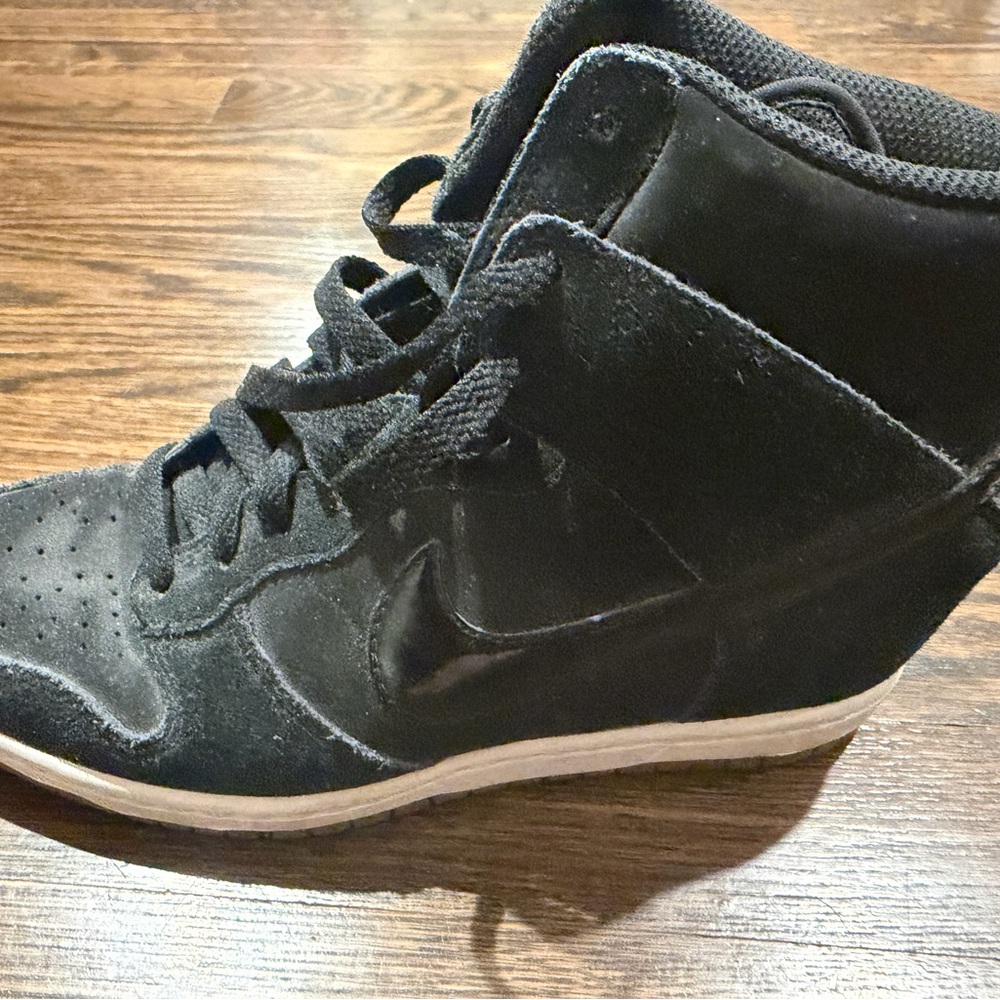 Nike Black Wedge Sneakers